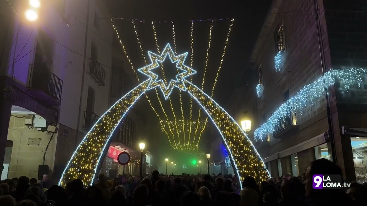Navidad en La Loma 2025 · Encendido del alumbrado de Navidad en Baeza