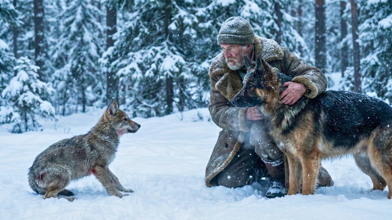 NIEMIECKI OWCZAREK PRZYNIÓSŁ UMERAJĄCEGO WILKA. CHCIAŁ GO ZABIĆ, ALE...