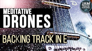 Ambient Drone Practice Track With Scale Diagrams (All Modes Of E)