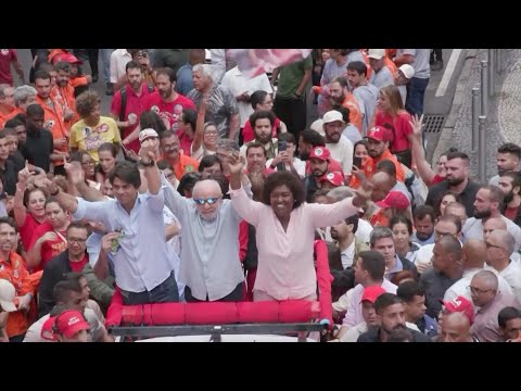 Lula holds rally in Rio two days before presidential election | AFP