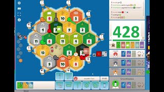 Cities and Knights This Player Could Have Played 5 Points In a Single Turn to Win