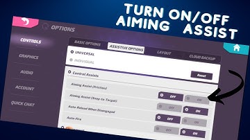How to Turn on and off Aiming assist in T3 Arena