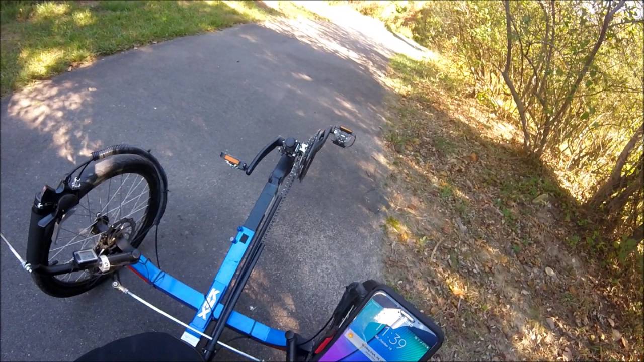 Triking on Washington & Old Dominion Railroad Regional Park