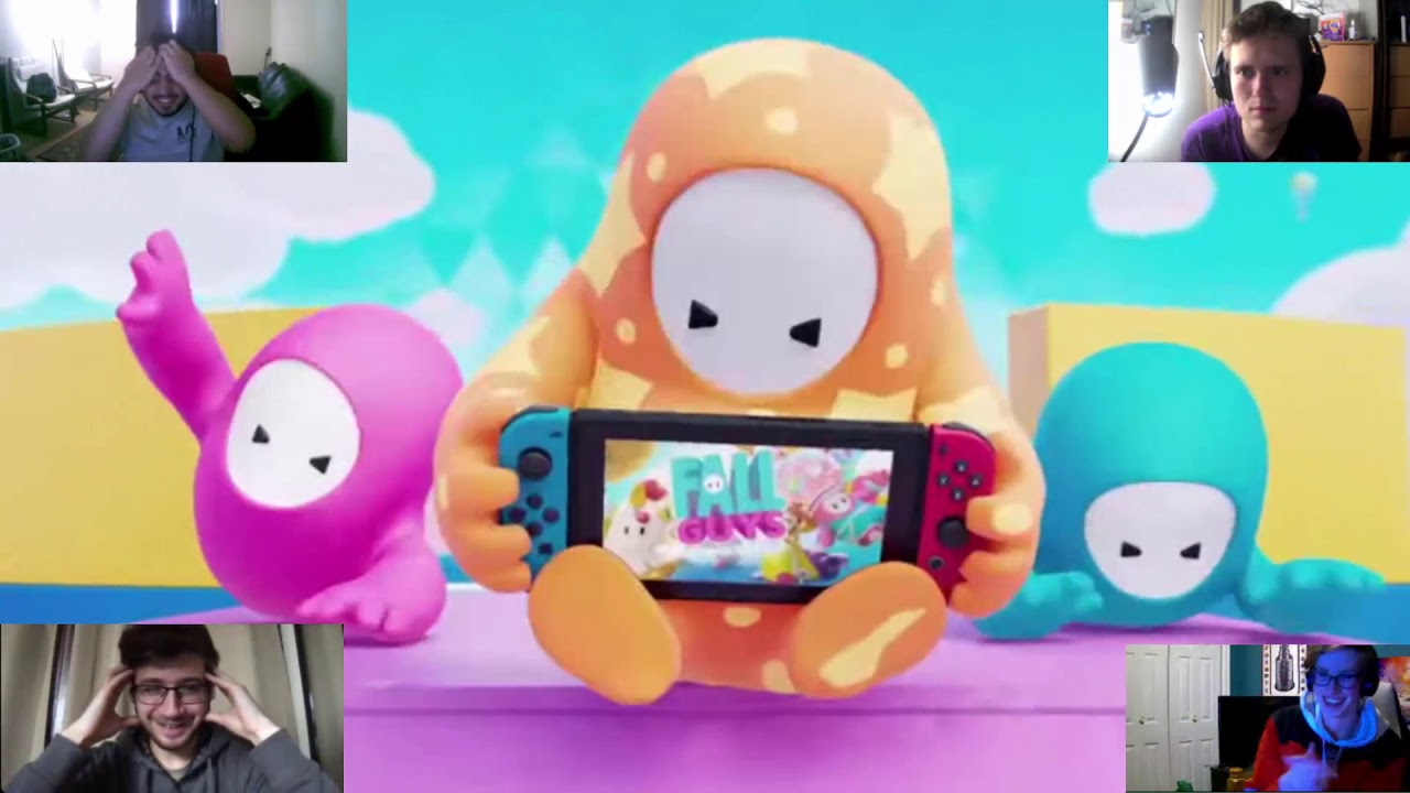 Fall Guys: Ultimate Knockout - Announcement Trailer - Nintendo Switch (REACTION)