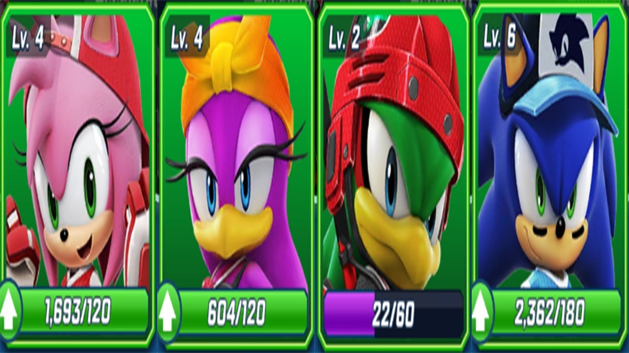 Sonic Forces - All Star Amy vs Tidal Wave vs Ice Slicer Jet vs Slugger Sonic - Android Gameplay Run