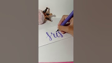 Shrishti✨ ll Drop your name...#shorts #calligraphy