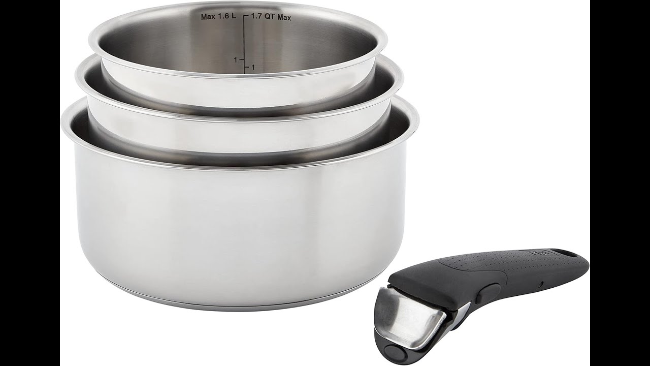 T-fal 4pc stackable cookware. Review - Pros & Cons - T-fal Ingenio ...