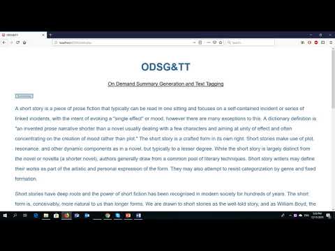 ODSG&TT Demo with NVDA