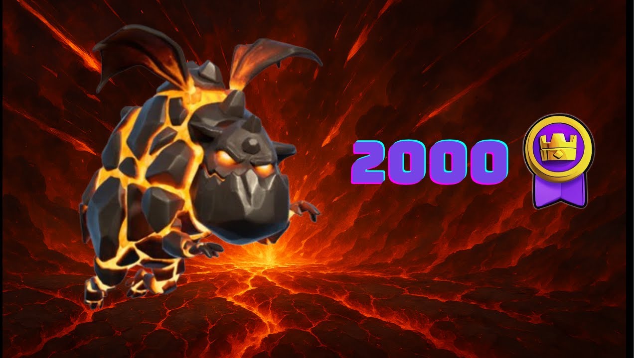2000 Trophies with Lava Hound in Ultimate Champion