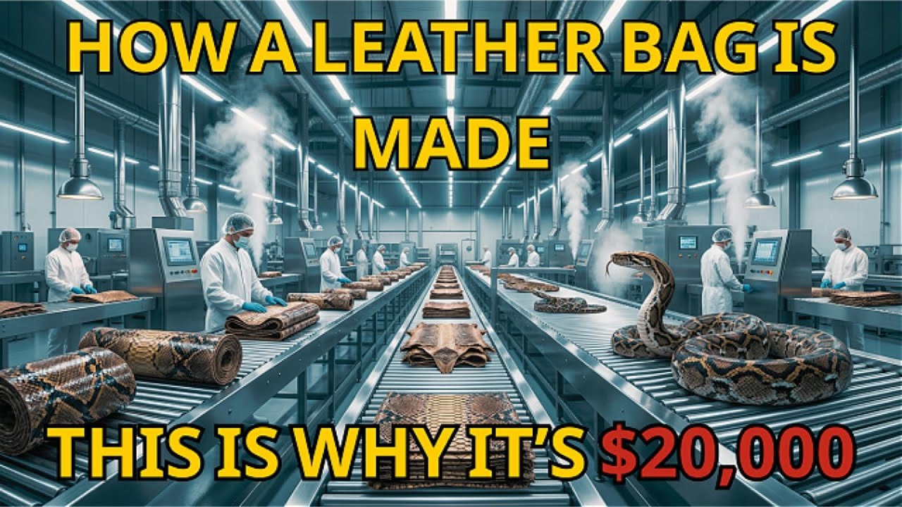 Inside the Factory: How Snake Skin Is Processed Into $20,000 Luxury Fashion