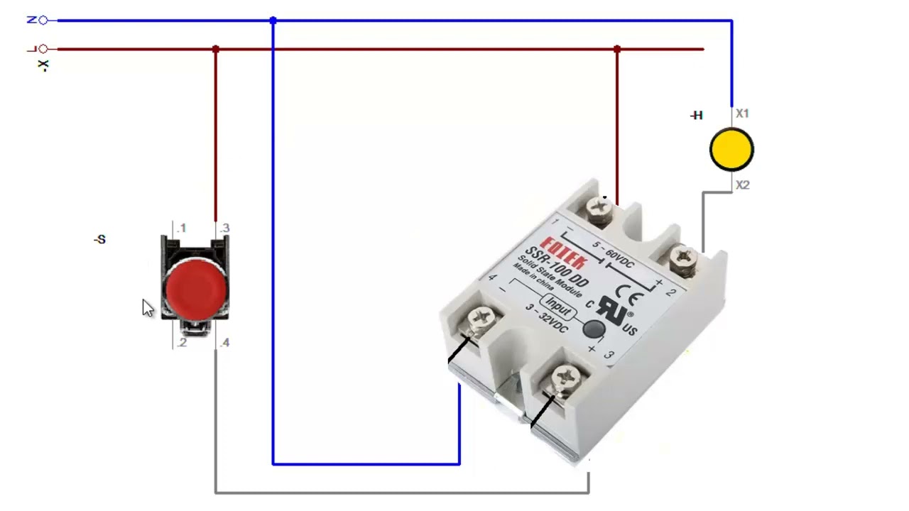 Porra Norteamérica Autenticación Como conectar un rele de estado solido, RELE DE ESTADO SOLIDO, relevador de estado  solido. - YouTube