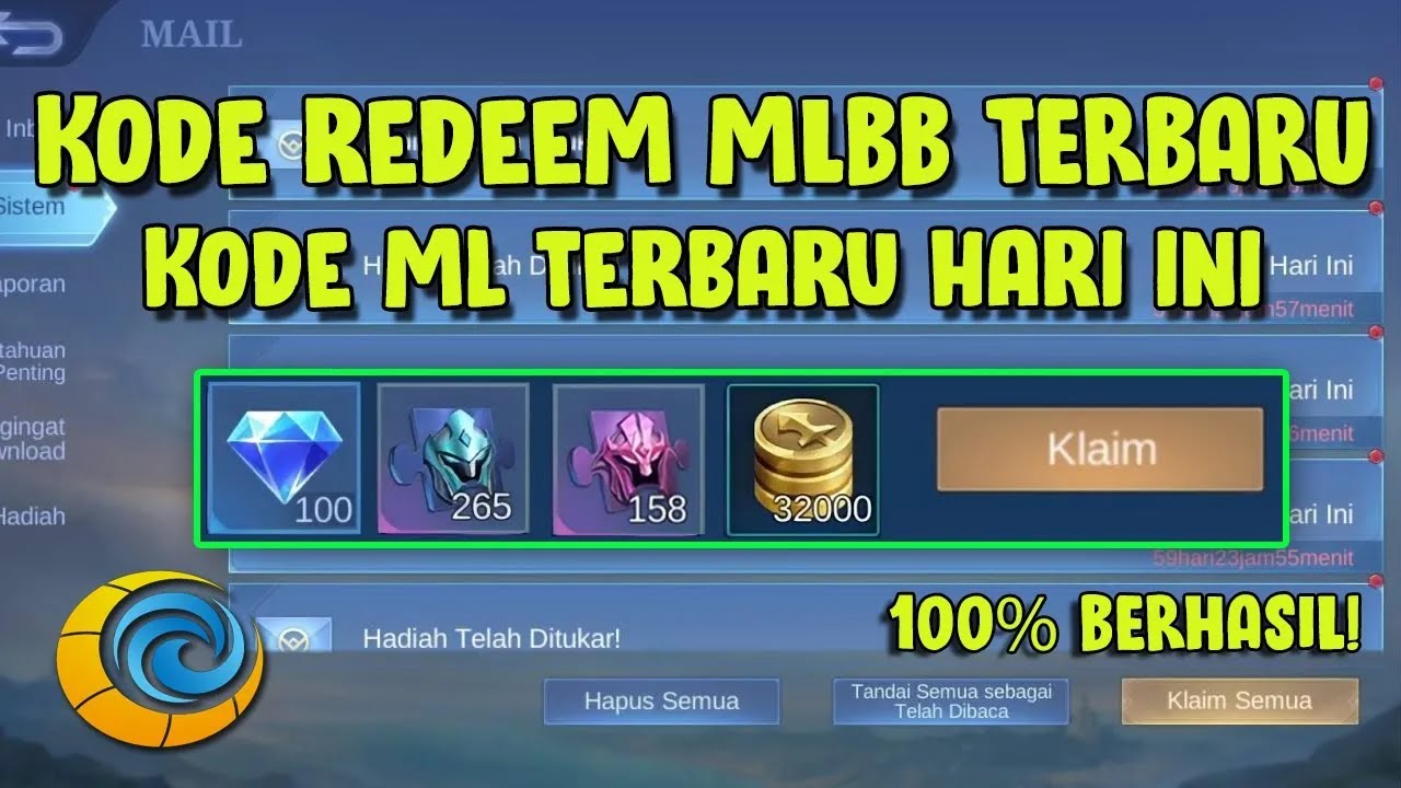 BURUAN REDEEM! 5 KODE REDEEM ML HARI INI - KODE REDEEM MOBILE LEGENDS ...