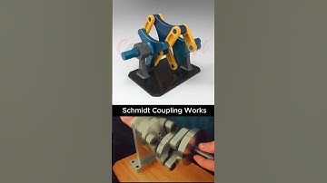 How a Schmidt Coupling Works The Mechanism for Variable Parallel Misalignment #mechanic #technology
