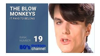 019 THE BLOW MONKEYS - IT PAYS TO BELONG