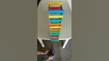 Bulk Dominoes Kinetic Plank Tower ASMR