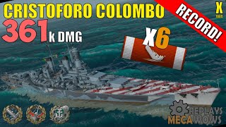 Cristoforo Colombo 6 Kills & 361k Damage | World of Warships Gameplay