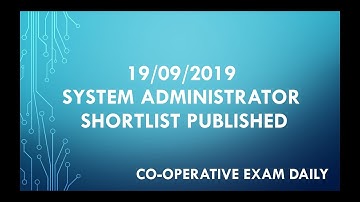 Short list published