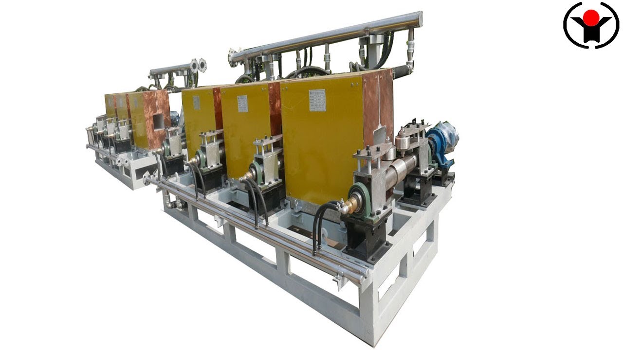 square steel induction reheating production line   Forever furnace manufacturer