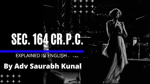 Confession & Statement under sec 164 | Sec 164 crpc statement | 164 Crpc |  Crpc in English #crpc