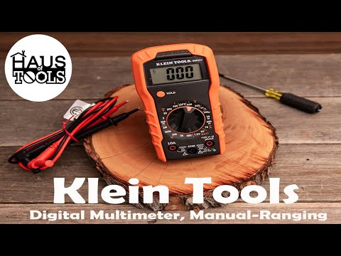 Klein Tools MM300 Digital Multimeter, Manual-Ranging, 600V