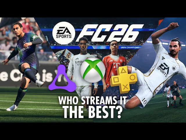 FC 26 | XBOX Cloud, Amazon LUNA, PS5 Streaming | Side-by-Side Comparison