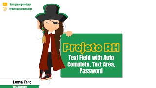 Projeto RH - Oracle APEX - Text Field with Auto Complete, Text Area e Password