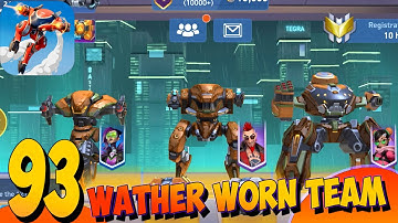 Mech Arena Robot Showdown - Gameplay Walkthrough  Part 93 - WATHER WORN Team🔥(iOS,Android)