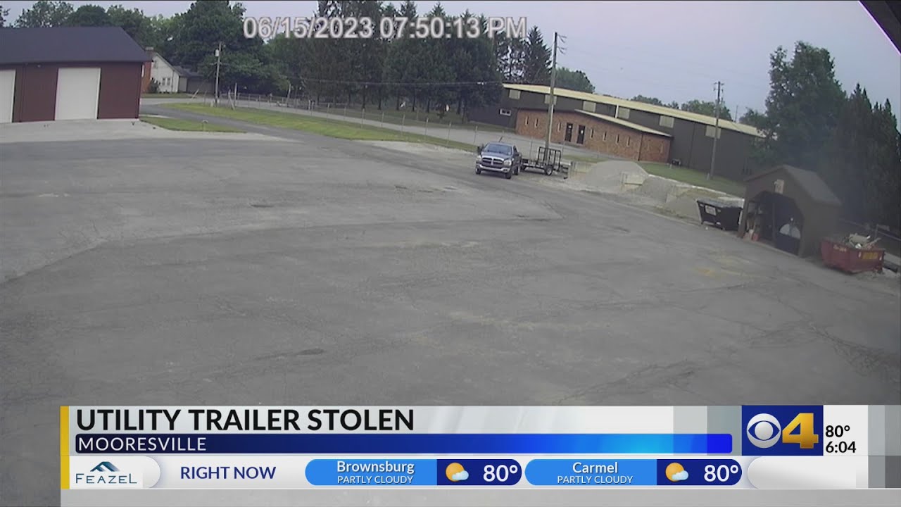 Mooresville Street Department trailer stolen, police request assistance with search