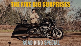 Harley Davidson  ROAD KING SPECIAL Review. 'The Five BIG Surprises'