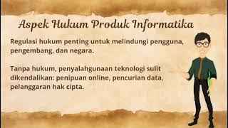 Aspek Ekonomi dan Hukum dari Produk Informatika