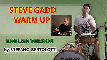 STEVE GADD - WARM UP (English Version) | Tutorial
