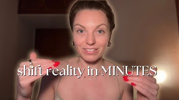 How to shift your reality in MINUTES (works 100% of the time! reality shifting for beginners)