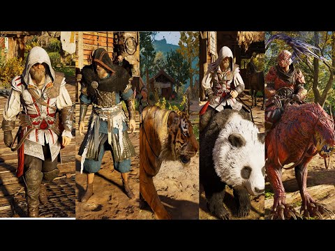 AC Valhalla: The Last Chapter Ezio's AC II Outfit, Mount Skins, Destiny 2 Weapons.