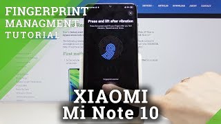 كيفية إضافة بصمة الإصبع في XIAOMI Mi Note 10 - إضافة قفل بصمات الأصابع