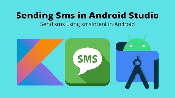 Send sms in Android using sms Intent to a number | Android Studio | Kotlin |