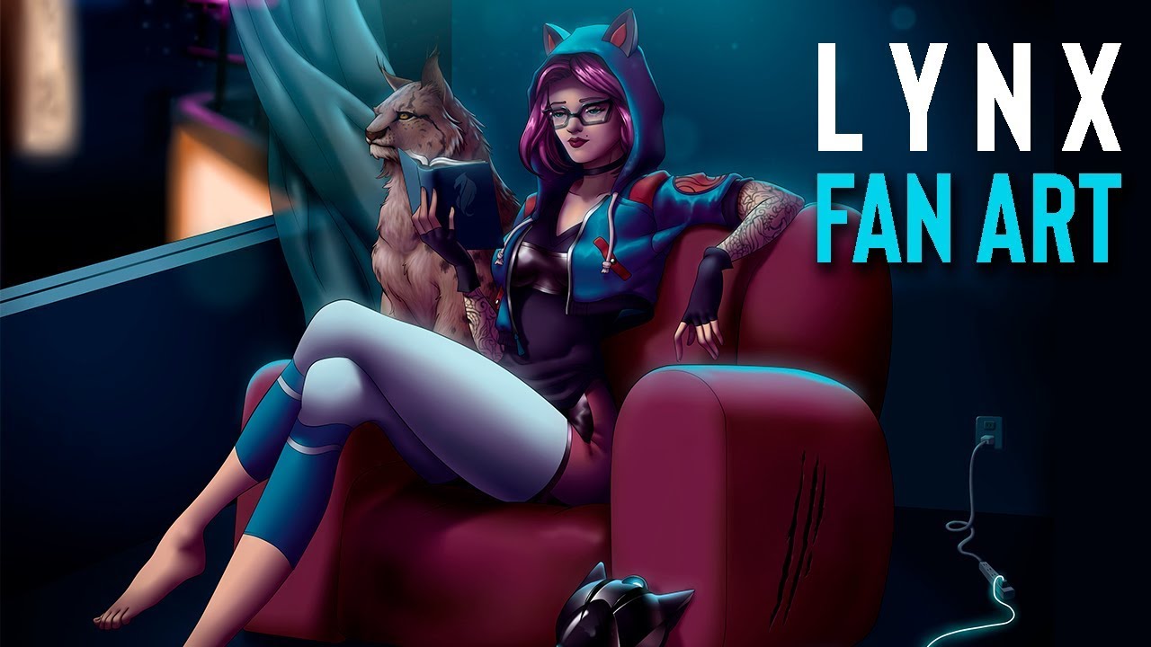 Lynx Skin Fortnite 🔥 Hot Fan Art 🔥 Season 7 Lofi Youtube 