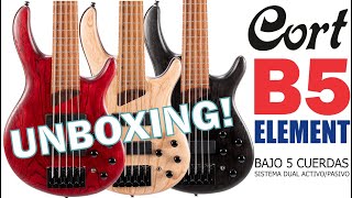 Bajos Eléctricos CORT B5 ELEMENT: El Unboxing! | Bajos de 5 cuerdas