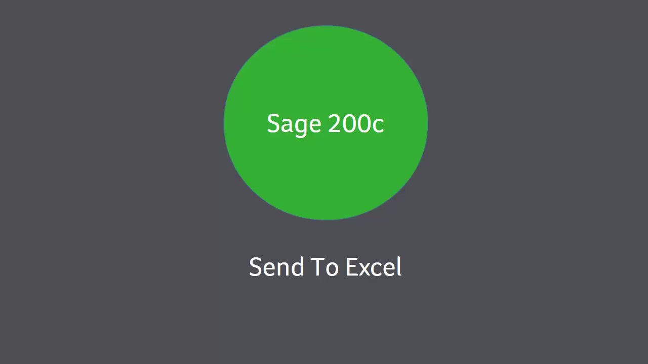 Sage 200c - Send to Excel business insider
