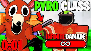 I Used The OP Pyromaniac CLASS To Survive 99 Nights In The Forest!