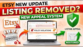 Etsy's New Policy Update 2026 | Policy Violations Page & Listing Appeals Explained with Examples !!