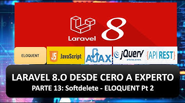 TUTORIAL LARAVEL 8 PARTE 13: SOFTDELETES  Y ELOQUENT Parte 2
