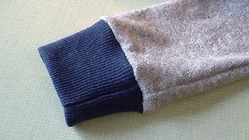 How to Attach Knit Ribbed Cuff to a Knitted Sleeve