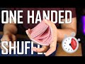 How Many One-Handed Riffle Shuffles in 60 SECONDS?!