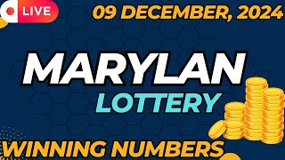 Maryland Midday Lottery Results For - 09 Dec, 2024 - Pick 3 - Pick 4 - Pick 5 - Powerball -Cash4life