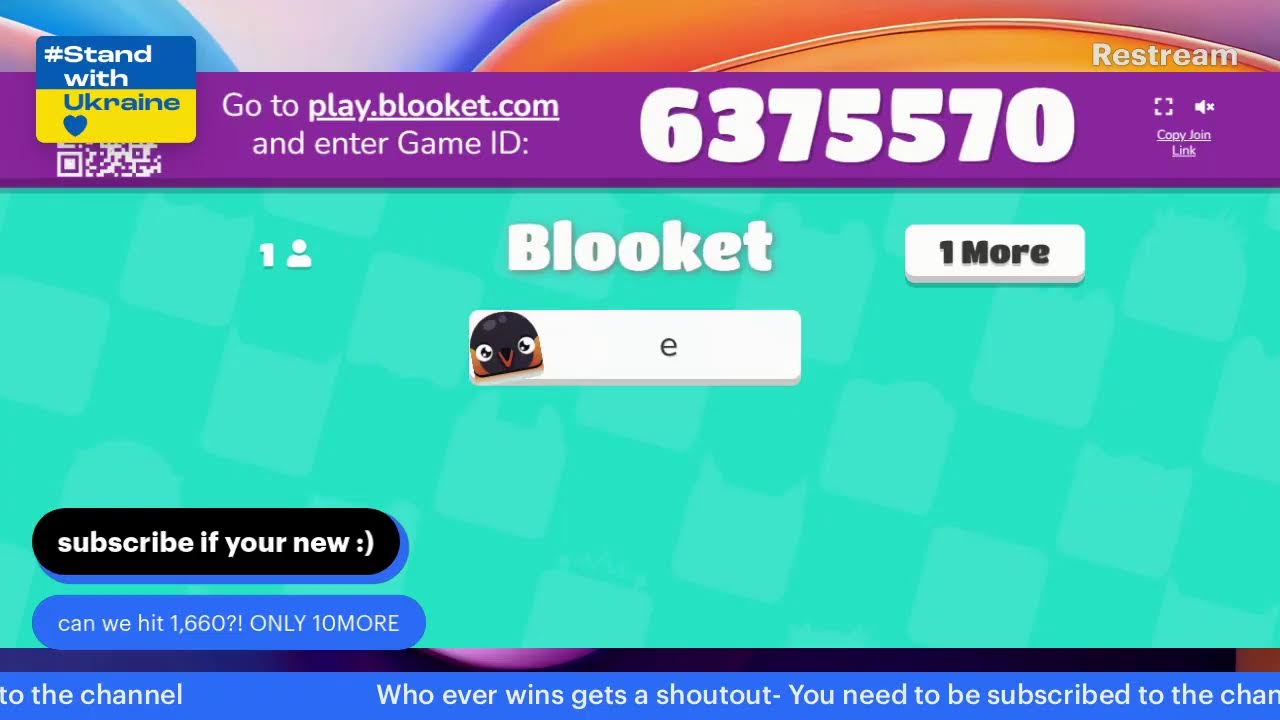 PLAYING BLOOKET WITH VIEWERS LIVE!!! - YouTube
