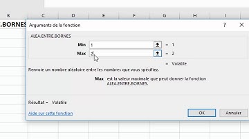 Générer des nombres aléatoires sur Excel