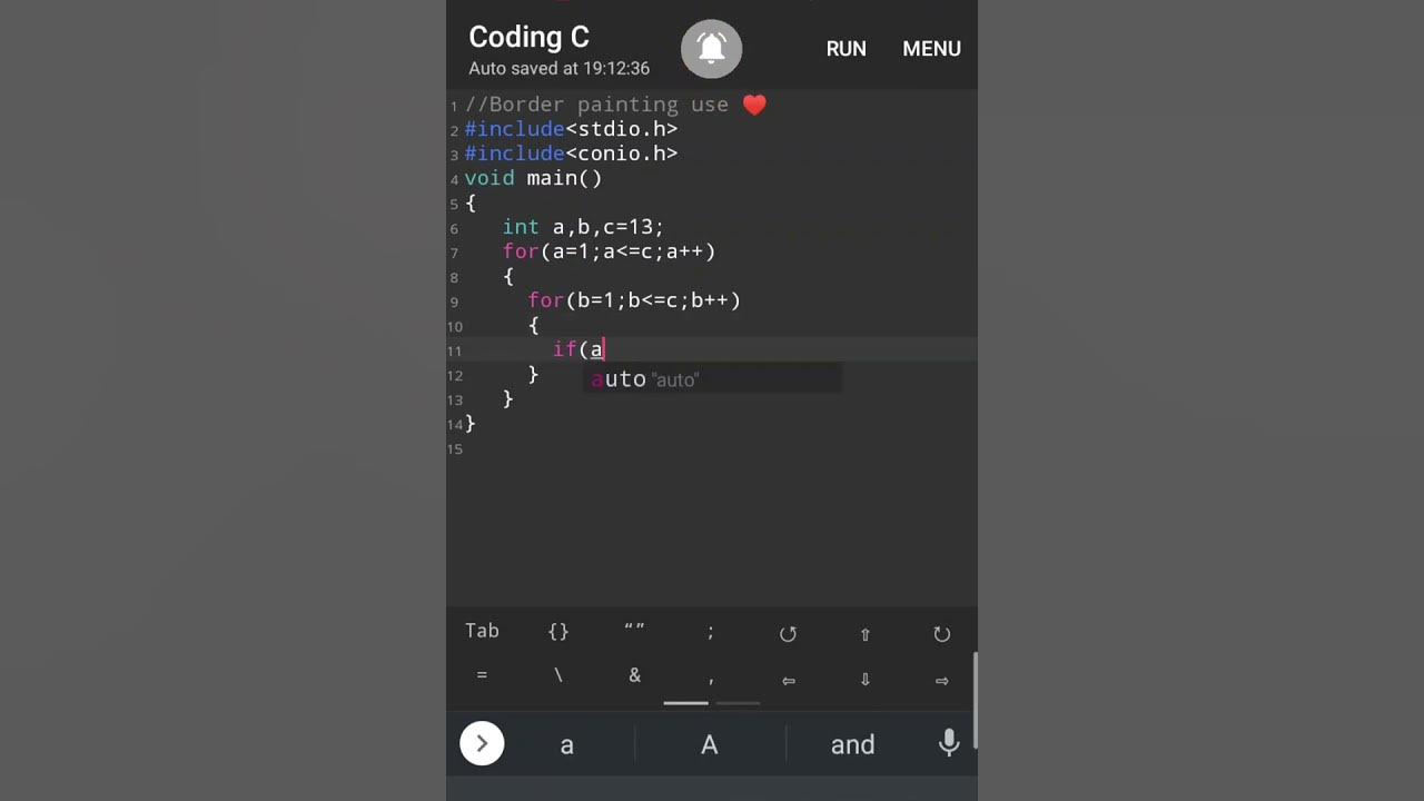 #20 C programming | Border Printing ♥️| C Language | #teach_techno # ...