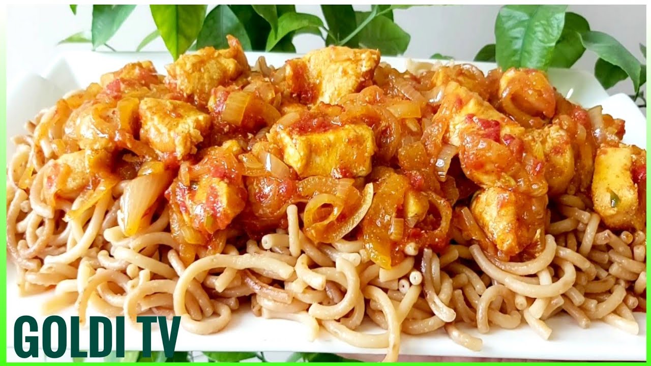 Մակարոն պատրաստելու շատ համեղ տարբերակ։Macaroni ։🍝🍅🍗Макароны с КУРИНОЙ ГРУДКОЙ в томатном соусе/