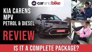 Kia Carens Review 2022: Petrol And Diesel MPV Driven | Complete Package | carandbike