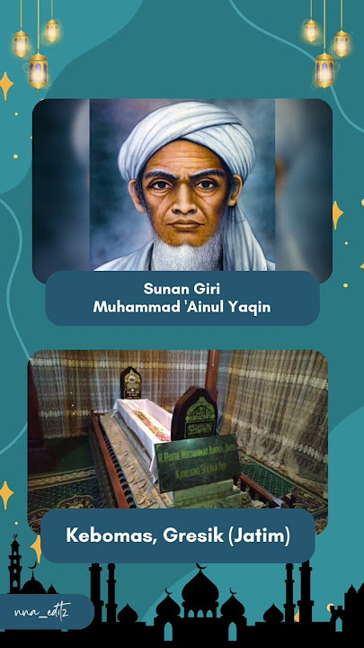 Udah Pada Hafal Belum Nih? - Nama Wali Sanga dan Makamnya || #education #islamic #walisongo